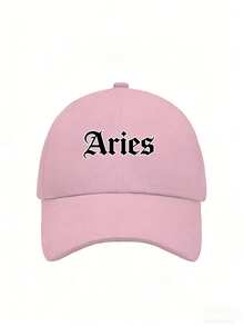 1pc Children's Baseball Cap, 12 Zodiac Patterns, Soft Crown Design, Versatile Sun-Shading Baseball Cap, Quality Curved Brim, Breathable & Non-Stuffy, Suitable For 3-16 Years Old - Pink - View 20