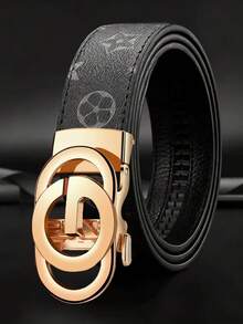 Thắt lưng nam cao cấp bằng hợp kim, khóa tự động, kiểu dáng sang trọng, phù hợp cho công sở và thường ngày. - Nhiều màu - Xem 1