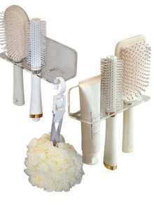 Multifunktionale Badezimmer Aufbewahrungsregal, Badezimmer Kammregal, Schlafzimmer Aufbewahrungsregal, Schlafzimmer Kammregal, Badezimmer Kammregal, Wandmontiertes Aufbewahrungsregal, Küchen Aufbewahrungsregal, Badezimmer Aufbewahrungsregal, Badezimmer Zubehör, Badezimmer Aufbewahrungsregal, Schlafzimmer Aufbewahrungsregal, Küchen Aufbewahrungsregal, Organizer, Schmuckregal, Regal, Organizer, Organizer, Raumdekoration, Badezimmerdekoration - Verschiedenfarbig - Übersicht 2