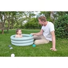 Bañera inflable para bebé y piscina portátil, segura y adaptable desde recién nacido con inserto incluido - Agua - Ver 5