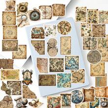 50 pezzi Adesivi vintage con mappa del mondo, adesivi vintage adatti per borracce, laptop, skateboard, chitarre, frigoriferi, bagagli, scrivanie, pareti, album di ritagli, custodie per telefono, forniture scolastiche, decorazioni per la casa, rientro a scuola, regali per feste, regali di compleanno - 50 pezzi/set - Visualizzare 6