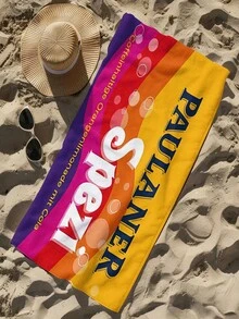 1 buah Handuk Pantai Cepat Kering Paulaner Spezi 70.1x139.95 Cm - Motif Pantai Tropis, Daya Serap Tinggi, Dapat Dicuci dengan Mesin, Cocok untuk Perjalanan, Kolam Renang, Gym, Yoga, Spa & Hotel, Aksesori Yoga, Aksesori dengan Huruf Tebal - Beraneka warna - View 5