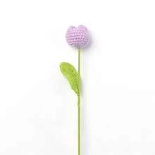 1pc/3pcs/5pcs Artificial Crochet Sunflower, Rose, Tulip, Lily Flower, Fake Flowers, Lifelike Flowers, Desktop Decor, Wall Decor, Suitable For Birthday Gift, Anniversary Gift, Mother's Day Gift, Christmas Gift, Event & Home Decor, Valentine's Day Gift - Multicolor - View 55