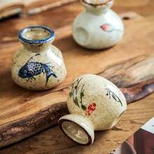 1pc Retro Ceramic Toothpick Holder - Creative Kitchen & Dining Room Decor, Suitable For Home And Restaurant Use - Xem 3