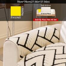 1 Đệm ghế sofa lông mềm mại, chống trượt, chống mài mòn, thân thiện với thú cưng, chống bám bẩn, sử dụng được quanh năm trong nhà, có thể giặt máy. - Đỉnh bóng - Xem 16