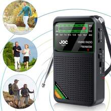 1 pieza Radio retro portátil, compatible con bandas AM/FM/SW 3, tamaño compacto, batería de 500mAh, recargable por USB, adecuado para uso en exteriores, con altavoz y conector para auriculares, opción ideal para exteriores, regalo exquisito para familiares y amigos en cumpleaños y festividades - Ver 2