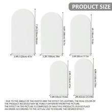 Tấm phủ cổng cưới bằng spandex nguyên khối, vừa khít với khung vòm, tấm phủ phông nền co giãn hai mặt thích hợp cho tiệc cưới, tiệc sinh nhật và các buổi lễ ngoài trời trong vườn. - Cổng vòm - Xem 7
