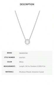 Swarovski 施华洛世奇女士项链，送给女朋友的合适礼物 - 白色5567931 - 查看 5