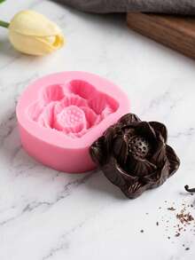 1pc Moonflower Mold, Suitable For Cake Decoration, Chocolate, Pudding, Candy Making - Multicolor - View 7