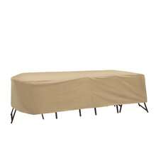 Protective Covers Weatherproof Patio Table Chair Set Cover 60 Inch x 66 Inch Oval/Rectangle Bar Table Tan - Bronceado - Ver 1