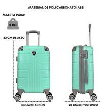 2-Piece Hard-Shell Suitcase Set, 20 And 18 Inches, Hand Luggage, 10KG And 8KG, Lightweight PC+ABS Material, 360° Detachable Wheels With Integrated Lock - Beige - View 4