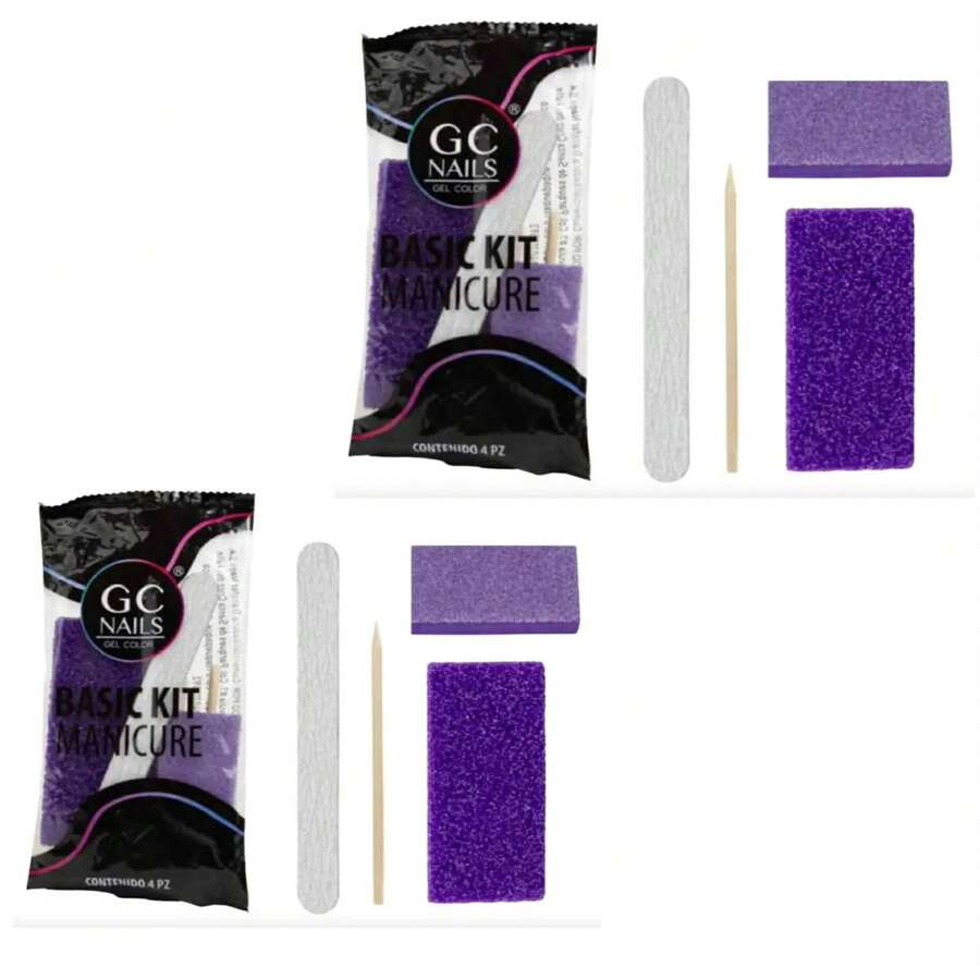 2 Kit Manicure Basico Gc Nails Para Uñas Set Para Manicura Doble Set - Multicolor - Ver 1