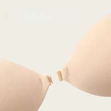 1pc Plus Size Breathable Silicone Invisible Bra, Self-Adhesive Seamless Supportive Bust Lift Tape, Essential For Summer - Multicolor - View 7