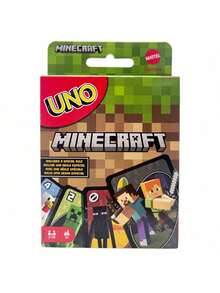 Mattel UNO - Trò chơi bài ghép số màu sắc cổ điển - 112 lá bài - Lá bài đặc biệt có thể tùy chỉnh và xóa được - Bao gồm các lá bài hành động đặc biệt - Quà tặng cho trẻ em từ 7 tuổi trở lên, các bộ sưu tập bao gồm Jurassic Park/Ruthless/Minecraft/Super Mario/Hot Wheels/F1 Racing/Lord Of The Rings - Nhiều màu - Xem 17