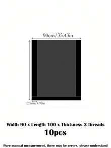10/50个装，重型垃圾袋，大号垃圾袋，加厚塑料垃圾袋，工业垃圾袋，花园落叶袋，重型垃圾桶，家用花园商用垃圾袋 - A - 查看 12