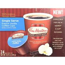 Ti*M Hort*Ons French Vanilla Coffee Single-Serve K-C*Up Pods Compatible With Ke*Urig Brewers 12ct K-C*Ups - View 2