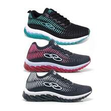 Kit 3 Pairs Sports Shoes Gym Outdoor Walking Comfortable New Unisex Running Shoes - 杏色 - 查看 9