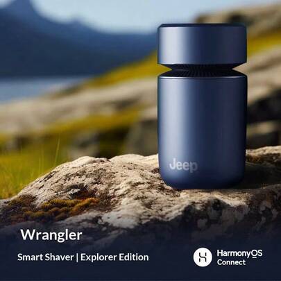  JEEP Electric Shaver For Men, Travel-Friendly, Portable, Mini, Waterproof, IPX7, Razor, Gift Box For Boyfriend, Valentine's Day Gift For Boyfriend, Husband, Hongmeng Smart Connect Premium Gift Box