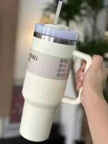 Sản phẩm có sẵn: Cốc giữ nhiệt bằng thép không gỉ S-TANLEY 40oz có ống hút, dung tích lớn, kiểu dáng thời trang, thích hợp cho ô tô. - Nhiều màu, 40oz - Xem 13