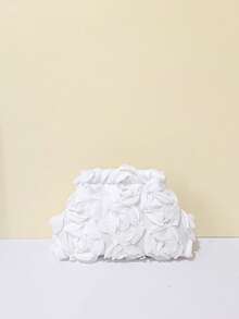 Túi xách nữ thanh lịch, Túi cầm tay dự tiệc tối, Túi dự tiệc hoa hồng 3D, Túi xách cầm tay, Túi xách ngọc trai nữ, Túi dự tiệc nữ, Túi dự tiệc, Túi dự tiệc ngày lễ, Quà tặng ngày Valentine, Túi cô dâu, Túi phù dâu, Thích hợp cho tiệc tùng, hẹn hò, đám cưới, dạ hội (Mẫu ngẫu nhiên) - trắng - Xem 5