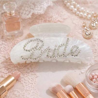 Kẹp tóc cô dâu – Quà tặng cho cô dâu tương lai, Quà tặng tiệc cưới, Phụ kiện tóc cho tiệc độc thân, Kẹp tóc cưới cho cô dâu