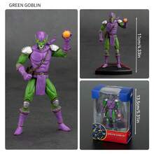 Figura de coleccionista de superhéroe de Marvel, juguete y personaje creativo, disponible en tamaños de 4 pulgadas y 7 pulgadas, adecuado como decoración de habitación o regalo - Multicolor - Ver 12