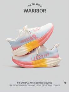 WARRIOR 1双撞色休闲运动鞋，低帮日常运动鞋 - 淺蘭米粉 - 查看 2