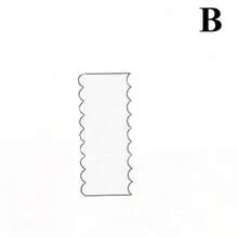 7/3/4 piezas Espátula transparente para crema de pastel, herramienta rectangular de acrílico para hacer y decorar pasteles, utensilios de cocina - 1 - Ver 10