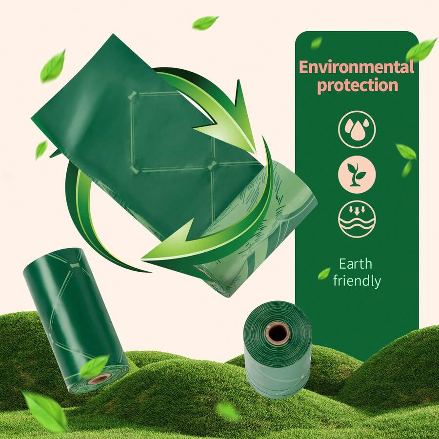 宠物便携式免提式粪便袋分发器,狗粪便袋收纳器 - 彩色 - 查看 1