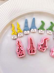 Mushroom Series Polymer Clay Cutters For Earring Making, Precision Knife Molds - Uncharged Pottery & Craft Supplies - For Jewelry Makers & Crafters - Perfect Gift For DIY Enthusiasts - Mushroom Series - View 6