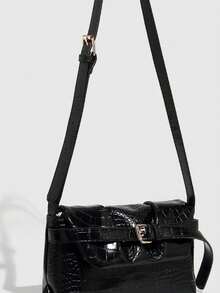 Women Shoulder Bags - Black - View 11