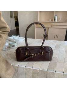 Bolsos de hombro para mujer - marrón - Ver 5