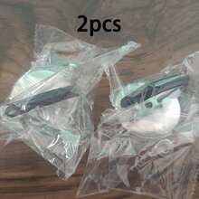 2个不锈钢通用锅盖把手，耐热，配有ABS塑料耐热握把和安装螺丝 - 炊具替换顶部把手，耐用锅盖配件，适用于厨房烹饪设备 - 彩色 - 查看 14