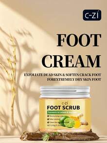 CI-ZI Exfoliante de pies de cúrcuma, elimina suavemente los callos, nutre profundamente, hidrata, deja la piel suave y radiante - Honey - Ver 4