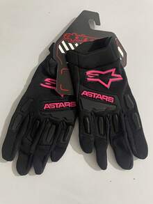 Alpinestars 全指手套 触屏山地自行车手套 竞速手套 摩托车越野手套 自行车手套 山地车/摩托车/速降自行车手套 男女款 - 玫瑰紅 - 查看 4
