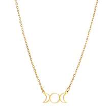 1 chiếc vòng cổ hình nữ thần Hecate ba mặt, unisex, mặt dây chuyền hình nút thắt phù thủy theo thần thoại Hy Lạp. - Nhiều màu - Xem 2