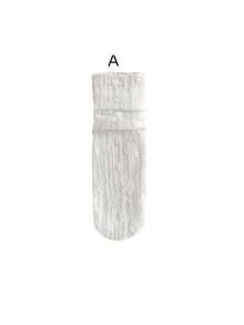 1/3 Pairs Floral Lace Ruffle Socks. Ultra-Thin Sheer Women's Mid-Calf Socks. Decorative Socks To Pair With Leather Shoes And Sandals In Spring/Summer. Soft Mesh Socks. Sweet Socks. Backless Socks - Multicolor - View 12
