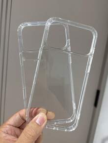 Bộ 2 ốp lưng điện thoại trong suốt, phù hợp với 17 Pro Max/17 Pro/17/16 Pro Max/16/16 Pro/16 Plus/11/15/15 Pro/15 Pro Max/13/14 Pro Max/13 Pro/13 Pro Max/14 Pro/14 Pro Max, ốp bảo vệ không bị ố vàng, chất liệu acrylic. - Hai bộ trong suốt - Xem 8