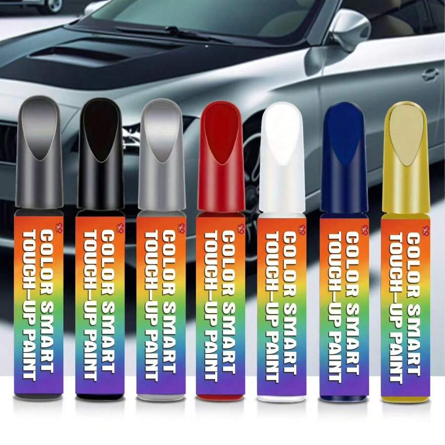 Bút sửa chữa vết xước sơn xe màu trắng, đen, xám, bạc, đỏ, vàng, xanh dương, bút dặm màu chuyên dụng. - nhiều màu - Xem 1