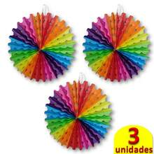 1 To 8 Colorful Fan Decorations 50cm June Festival 19822 - Xem 4