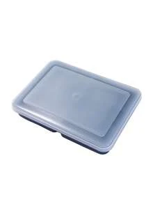 1pc 5-Compartment PP Bento Lunch Box, Divided Meal Prep Container, Large Capacity Portable Lunch Box For Office Workers & Outdoor - Multicolor - View 8