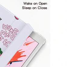Ốp bảo vệ máy tính bảng Disney, họa tiết Gấu Dâu, tương thích với iPad Pro 13/12.9/11/10.5/10.2/9.7/8.3/7.9 inch, tương thích với các dòng M5/M4/M3/M2 năm 2025/2024/2023/2022/2021, tương thích với iPad Air 2/3/4/5/6/7, tương thích với iPad 5/6/7/8/9/10/11 năm 2017/2018/2019/2020, iPad Mini 4/5/6/7, thiết kế hoạt hình dễ thương dành cho nữ, có thể gập lại, ốp mềm chống sốc hai mặt. - Hồng 2 - Xem 3