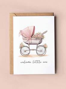 1 tấm thiệp hài hước mới dành cho phái nữ, thiệp chúc mừng em bé sắp chào đời, thiệp chúc mừng, thiệp chúc mừng dễ thương, quà tặng cho con gái, cháu gái, cháu gái, chị gái. - nhiều màu - Xem 4