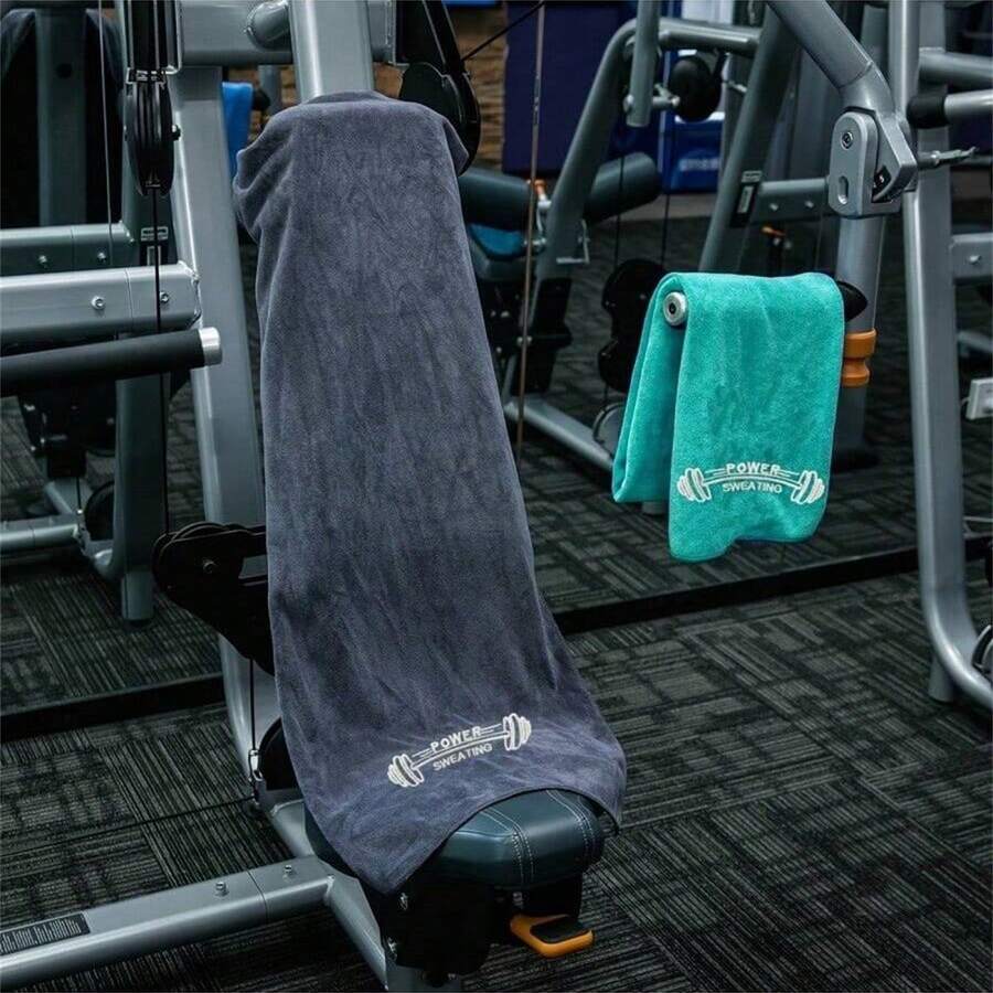 1 khăn thể thao đa năng, dùng cho phòng tập gym, thấm hút mồ hôi, che phủ dụng cụ tập gym, thể thao ngoài trời, các môn thể thao dùng bóng, chạy bộ. - Nhiều màu - Xem 1