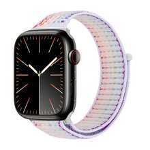 Dây đeo thể thao bằng nylon dệt, tương thích với Apple Watch 10, 42, 46mm, cũng như các phiên bản 9, 8, 7, 6, 5, 4 SE, Ultra 2. Kích thước bao gồm 49mm, 46mm, 45mm, 44mm, 42mm, 41mm, 40mm và 38mm. - 42/44/45/46/49mm - Xem 13