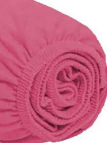 Single Fitted Sheet With Elastic All Around, Micropercal Flex 400 Thread Count, Soft Touch, Single, Double, Queen, King - 玫紅色 - 查看 2