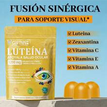 Gwynne Gummies De Luteína 60 Gummies,suplemento De Vitaminas Y Minerales Oculares Con 40mg De Luteína Y 8mg De Zeaxantina,vitaminas Gomosas Para El Apoyo A La Salud Ocular - 1 pieza - Ver 4