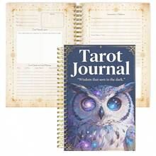 A5 Spiral Bound Tarot Journal - 106 Pages With Card Spread Lists, Moon Phase Tracker, Mystical Insights And Spiritual Growth Notes - A5 - View 7