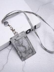 1 Set Retractable Lanyard For Id Badges, Employee Id Card Holders, Lanyards, Bank Id Cards, Id Badges, And Id Card Holders - Conventional - View 4