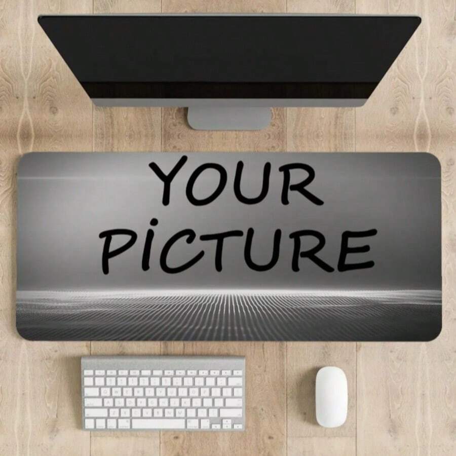 1 Customized Gaming Mouse Pad, Personalized Mouse Pad, Self-Designed Large Gaming Mouse Pad, Gaming Docking Mouse Pad, Keyboard Pad, Large Mouse Pad With Non-Slip Rubber Base - Personalized Desk Mat For Office Decor,DIY Birthday & Anniversary Gift For Boyfriend/Girlfriend, Featuring PET, Couple, Or Family Photos,Desktop Swing, Halloween, Thanksgiving, Christmas Gifts, The Best Gift For Boyfriends/Girlfriends, Parents, Children,Diy - Multicolor - View 1
